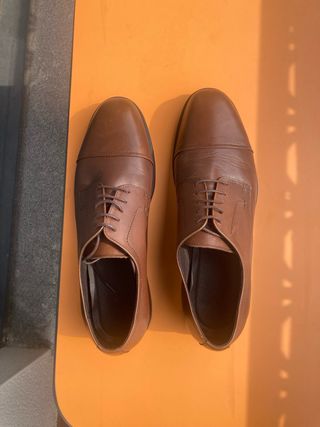 Zapatos Mango Piel Marrón talla 45