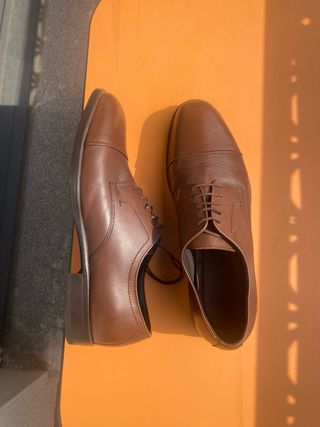 Zapatos Mango Piel Marrón talla 45