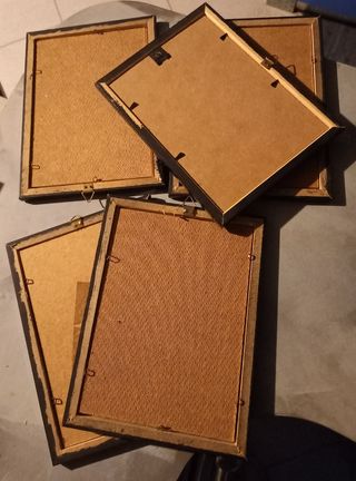 5 Cornici nere vintage