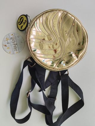 Mochila Harry Potter dorada