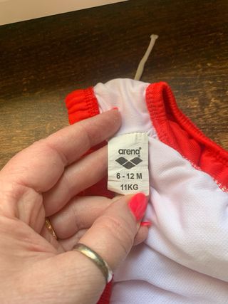 Costume da bagno Arena neonato rosso