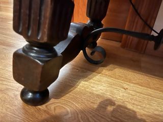Mesa baja madera estilo castellano