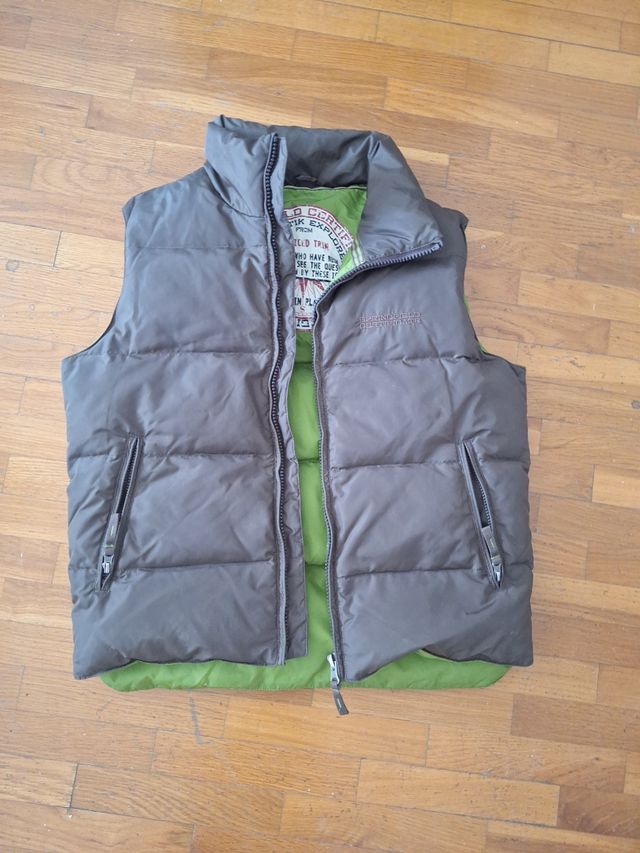 Chaleco Springfield marrón-verde