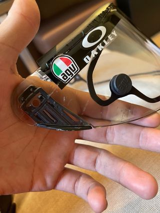 Visera AGV GP RR Oakley lluvia