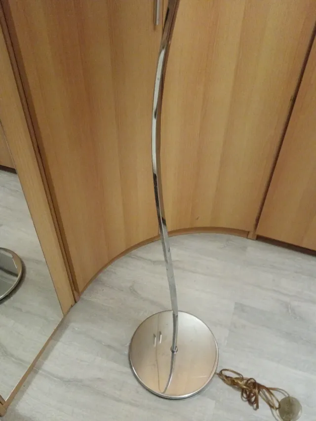 Lámpara arco plata - beige