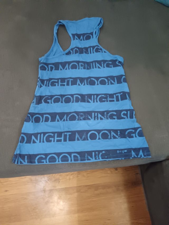 Camiseta tirantes azul - M