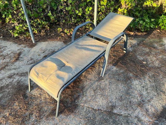 Hamaca de jardín - Gris y Beige