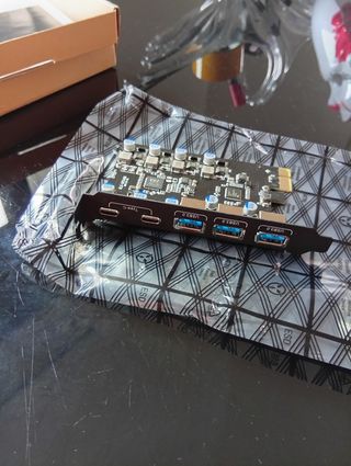 Tarjeta expansión PCI-e 4x USB