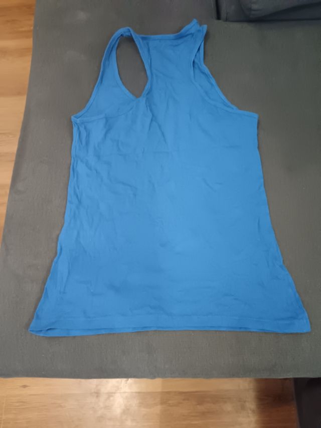 Camiseta tirantes Dark Side azul