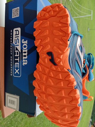 Zapatillas Jvorajraslatex - Azul y Naranja - 36