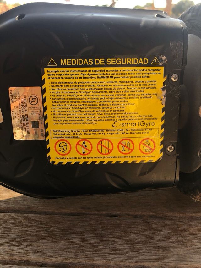 Hoverboard Smart Gyro: Ruedas grandes
