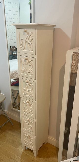 Cajonera blanca 7 cajones