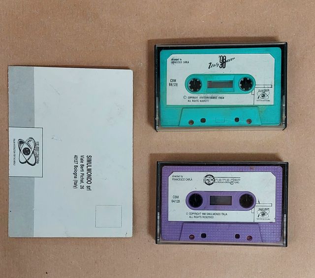 Simulmondo C64 - 2 Cassette + Cards