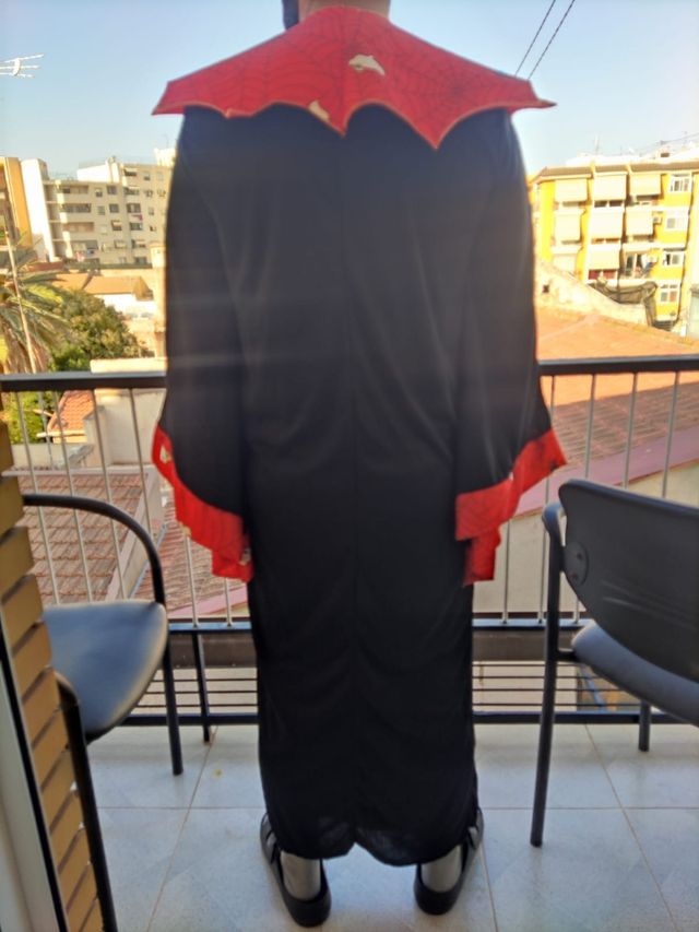 Disfraz Halloween araña calabaza talla única.