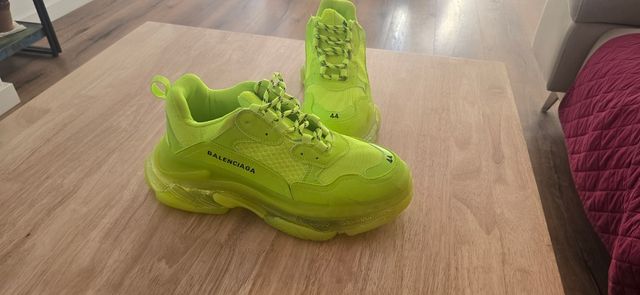 Balenciaga Triple S amarillas, talla 44