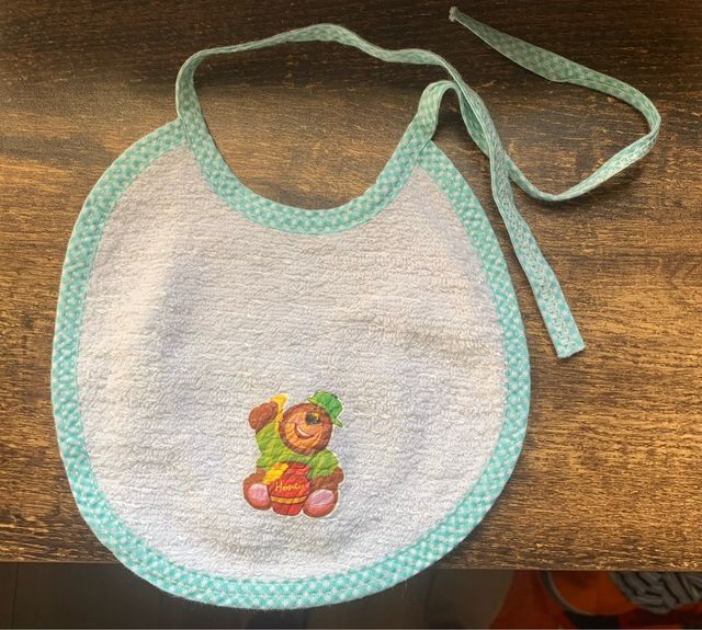 3 bavaglini neonato vintage