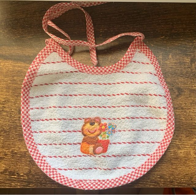 3 bavaglini neonato vintage