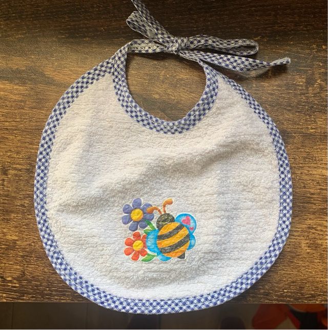 3 bavaglini neonato vintage