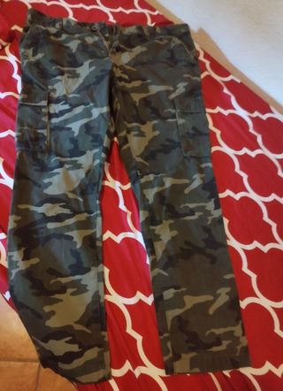 Pantalones largos camuflaje