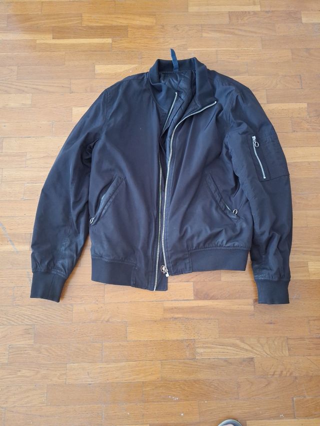 Cazadora bomber Zara Man negra - L
