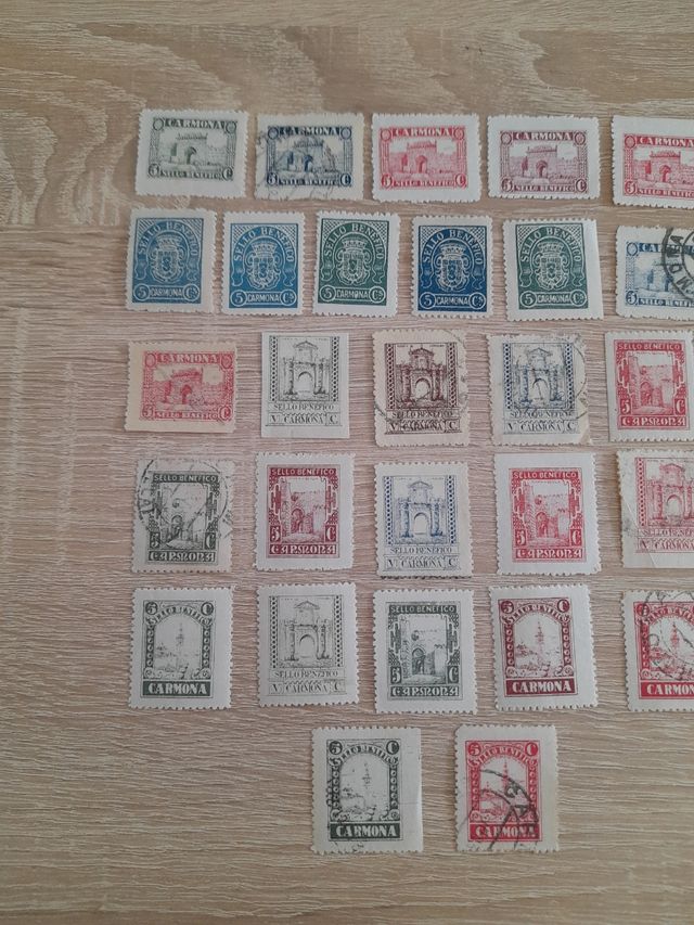 28 Sellos Carmona: Emisiones G. Civil