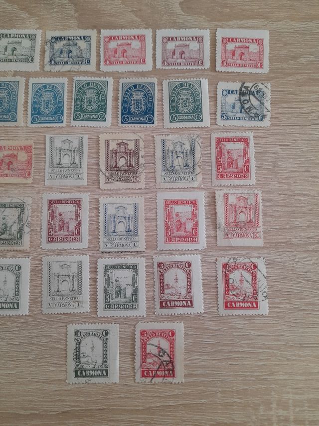 28 Sellos Carmona: Emisiones G. Civil