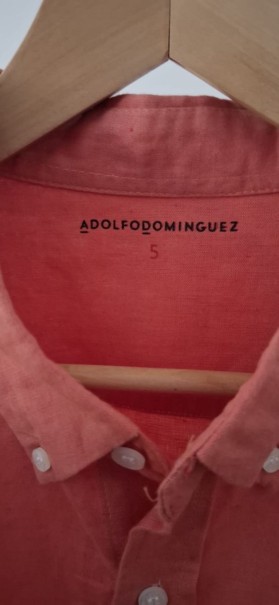 Camisa Adolfo Domínguez L naranja