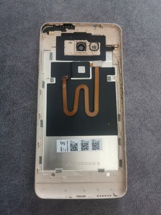 Tapa Trasera BQ Aquaris V Dorada - Para Piezas