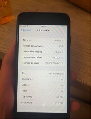 iPhone 7 nero 32GB