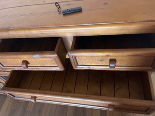 Consola madera maciza vintage