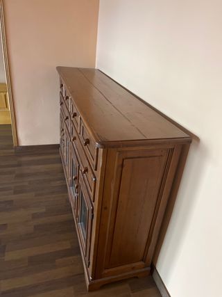 Consola madera maciza vintage