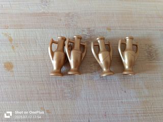 4 Jarras doradas pequeñas Playmobil 