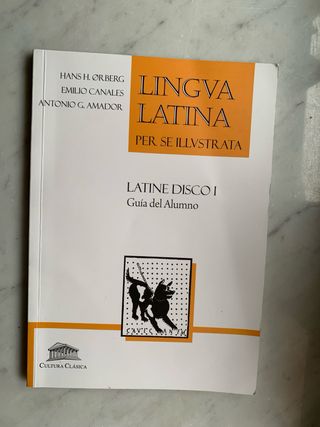 LINGUA LATINA.DISCO 1.MANUAL ALUM.CULTUR