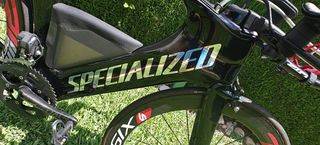 Bicicleta Triatlón Specialized (casco Aero carmac)