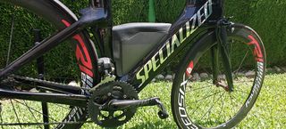 Bicicleta Triatlón Specialized (casco Aero carmac)