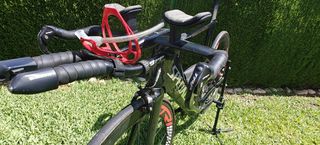 Bicicleta Triatlón Specialized (casco Aero carmac)