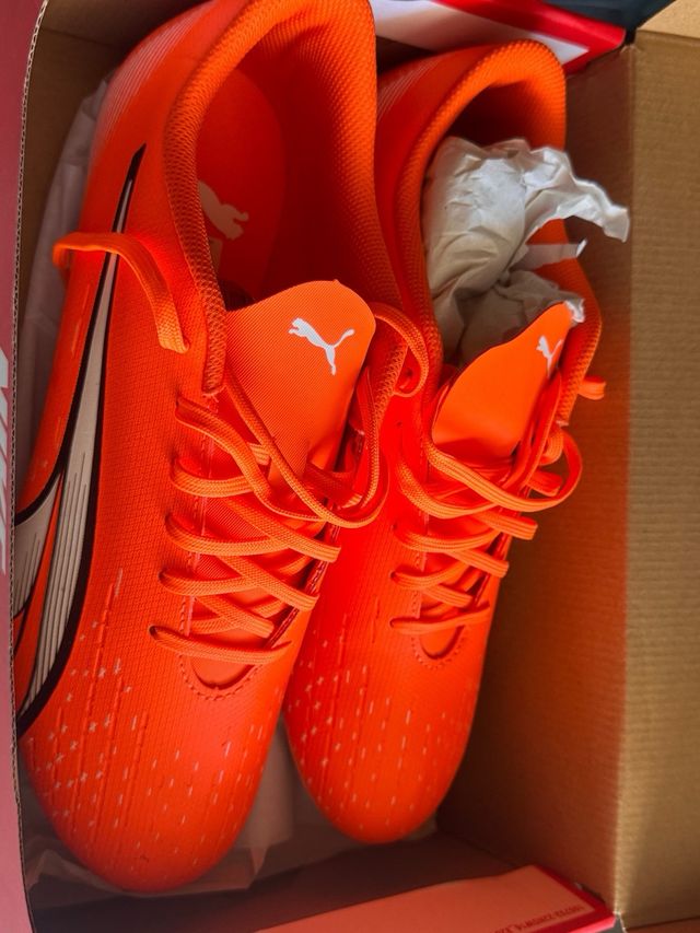 Botas fútbol Puma - Naranja