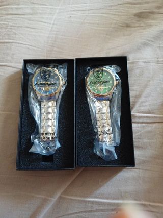 Relojes poedagar - Azul y Verde