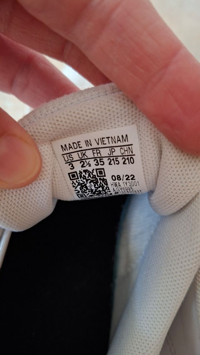 Zapatillas Adidas blancas Niño/niña talla 35