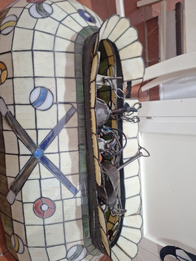 Lampara Tiffany Billar