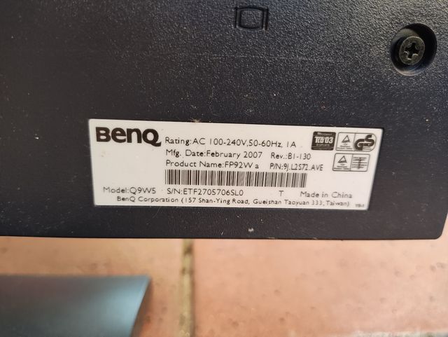 Monitor Benq - Pantalla LCD Gris