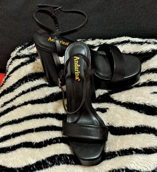 Sandalias Andarina negras 36