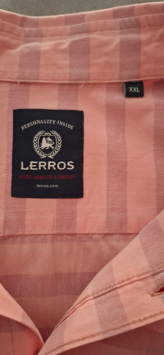 Camisa Leros XL rayas rosa-morado