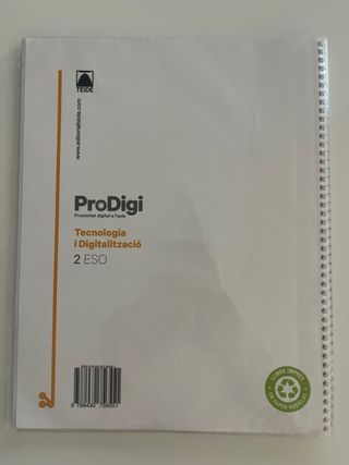 Quadern ProDigi. Tecnologia i digitalització 2 ESO