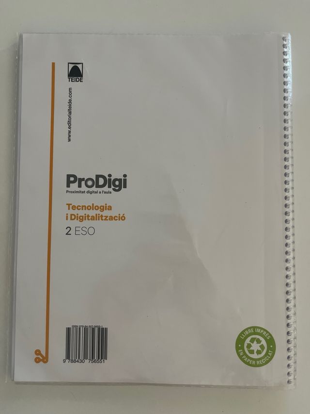 Quadern ProDigi. Tecnologia i digitalització 2 ESO