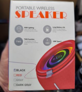 Altavoz Bluetooth inalámbrico portátil