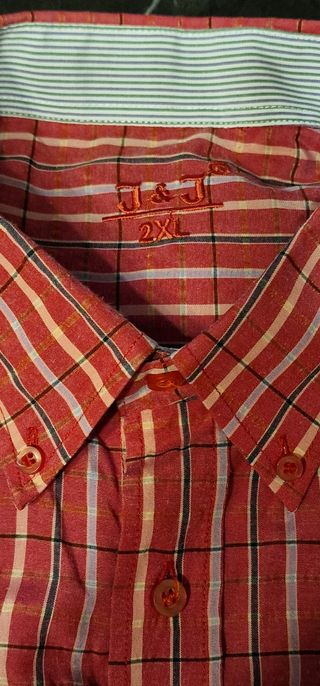 Camisa roja hombre XXL