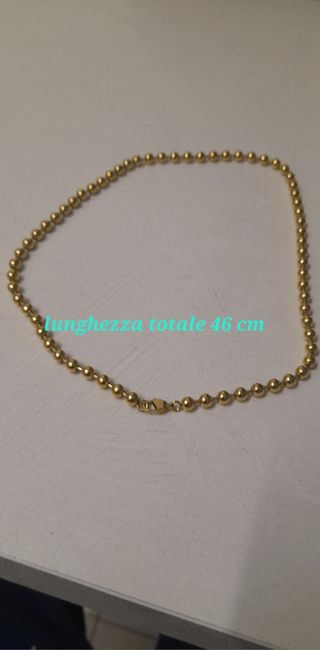 Collana oro - 46cm