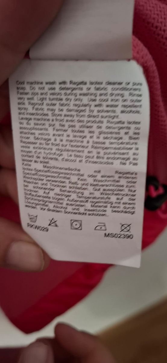 Chaqueta Regatta rosa mujer talla S