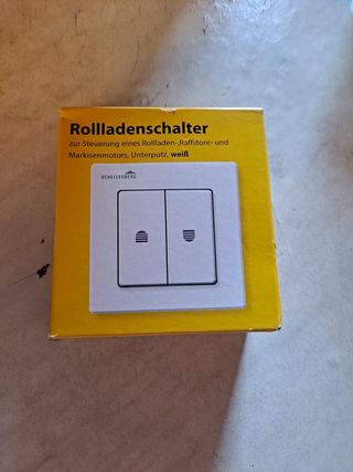 Interruptor persianas Schellenberg - blanco